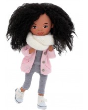 Mekana lutka Orange Toys Sweet Sisters - Tina s ružičastom jaknom, 32 cm