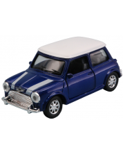Metalni auto Newray - 1959 Mini Cooper, 1:32, plavi -1