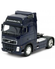 Metalna igračka Welly - Šleper Volvo FH12, tamnoplavi, 1:32 -1