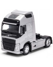 Metalna igračka Welly - Šleper Volvo FH (4x2), bijeli, 1:32  