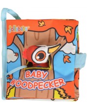 Mekana knjižica s igračkom Jollybaby - Woodpecker -1