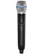 Mikrofon Shure - GLXD2+/B87A, bežični, crni
