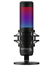 Mikrofon HyperX - QuadCast S, RGB, crni