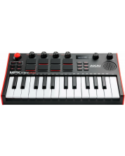 MIDI kontroler-sintisajzer Akai Professional - MPK Mini Play MK3, crni -1