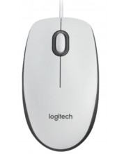 Miš Logitech - M100, optički, bijeli -1