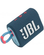 Mini zvučnik JBL - Go 3, plavi/ružičasti