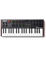 MIDI kontroler Akai Professional - MPK Mini Plus, crno/crveni