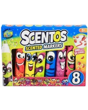 Mini markeri Scentos – aromatizirani, 8 boja