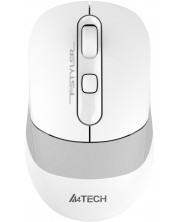 Miš A4tech - Fstyler FB10C, optički, bežični, Grayish White -1