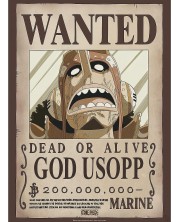 Mini poster GB eye Animation: One Piece - God Usopp Wanted Poster -1
