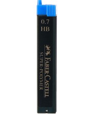 Mini grafiti Faber-Castell - Super-Polymer, 0.7 mm, HB, 12 komada