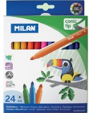 Flomasteri 24 boje Milan – Conic tip, Ø 5 mm -1