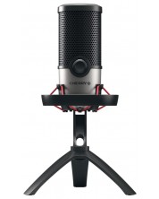 Mikrofon Cherry - UM 6.0 Advanced, srebrno/crni -1