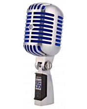 Mikrofon Shure - Super 55 Deluxe, srebrnast/plavi -1