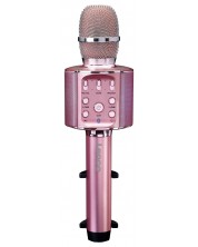 Mikrofon Lenco - BMC-090PK, bežični, ružičasti -1