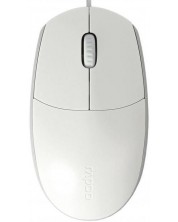 Miš RAPOO - N100, optički, bijeli -1