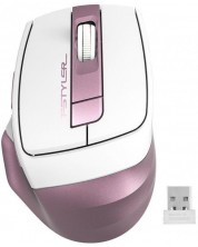 Miš A4tech - Fstyler FG35, optički, bežični, bijelo/ružičasti -1