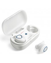 Slušalice Microlab Trekker 200 - bijele, true wireless