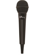 Mikrofon Lexibook - iParty MIC100BK, crni