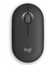 Miš Logitech - Pebble Mouse 2 M350s, opitčki, bežični, Graphite -1