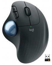 Miš Logitech - Ergo M575, optički, bežični, sivi -1