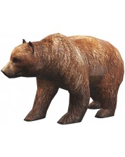 Sastavljeni model od papira - Smeđi medvjed, 25 x 42 cm