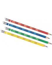 Olovka s gumicom Colorino Kids - s tablicom množenja, asortiman -1