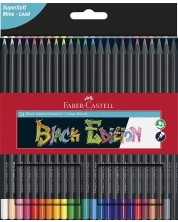 Olovke Faber Castell - Black Edition, 24 boje