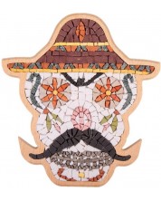 Mozaik Neptune Mosaic - Meksička lubanja, s brkovima ​ -1