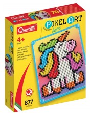Mozaik Quercetti Pixel Art Basic - Jednorog, 877 dijelova -1