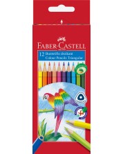 Olovke Faber-Castell - Triangular, 12 boja