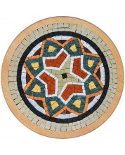 Mozaik Neptune Mosaic - Medaljon, višebojan -1