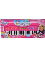 Glazbena igračka Simba Toys - Sintesajzer, Jednorog -1