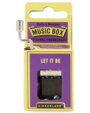 Glazbena kutija s ručicom Kikkerland - Let It Be -1