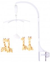 Glazbena igračka za krevet Chipolino - Bebe žirafe -1