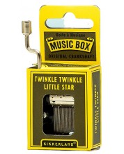 Glazbena kutija s ručicom Kikkerland - Twinkle, twinkle little star
