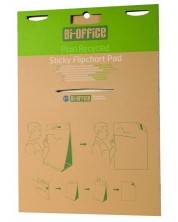 Stolni flip chart Bi-Office - Za samoljepljive listove, 58.5 x 50 cm, 20 listova -1