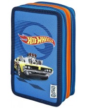 Pernica s priborom Undercover Scooli - Hot Wheels, 3 zatvarača