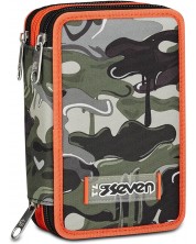 Pernica s priborom Seven - Camo, 3 patentna zatvarača