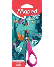 Škare Maped Jungle Fever - 12 cm, ružičaste -1