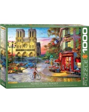 Puzzle Eurographics od 1000 dijelova - Katedrala Notre Dame, Pariz, Dominic Davison