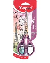 Škare Maped - Tatoo Teens Soft, 16 cm, ružičaste