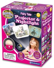 Didaktička igračka Brainstorm - Projektor i noćna lampa, likovi iz bajke -1