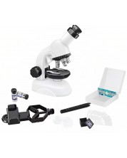 Edukativni set Guga STEAM - Dječji mikroskop, bijeli -1