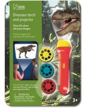 Obrazovna igračka Brainstorm - Svjetiljka s reflektorom, Dinosauri -1