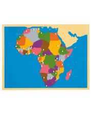 Edukativna Montessori slagalica Smart Baby - Karta Afrike -1