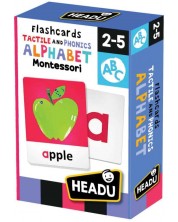 Edukativne flash kartice Headu Montessori – S taktilnom i fonetskom abecedom
