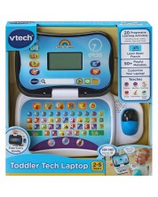 Edukativna igračka Vtech - Laptop, plavi (na engleskom) -1