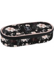 Okrugla pernica Ars Una Flowery Black -1