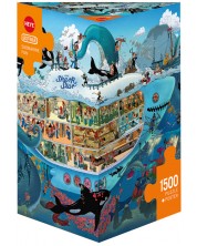 Puzzle Heye od 1500 dijelova - Zabava u podmornici, Julie Josterli